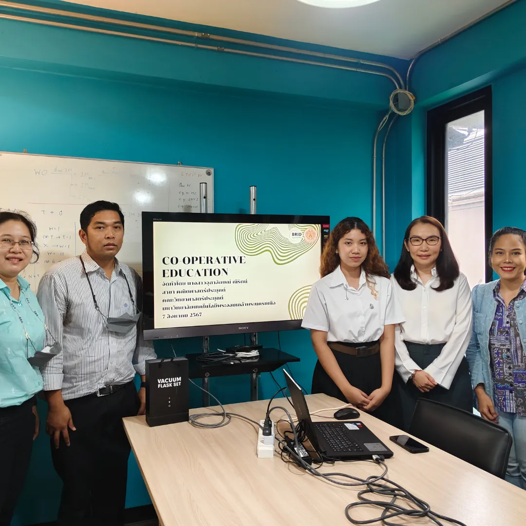 BRID Systems Co., Ltd. joins the cooperative education programme of the Applied Mathematics Department, KMUTNB — 3